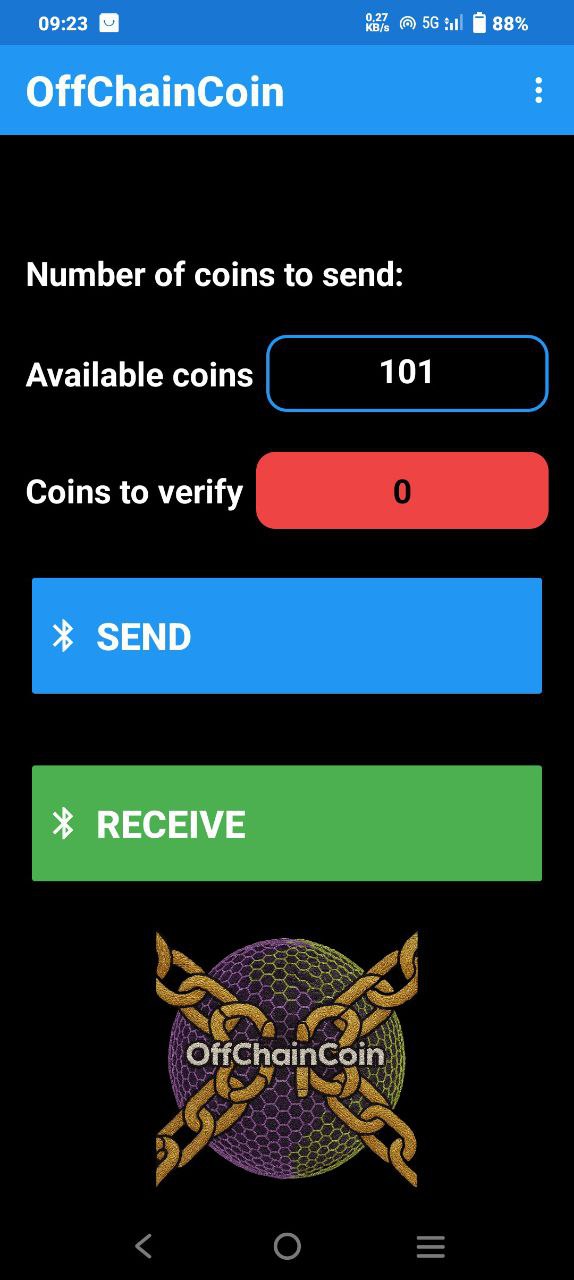 Bluetooth send screen